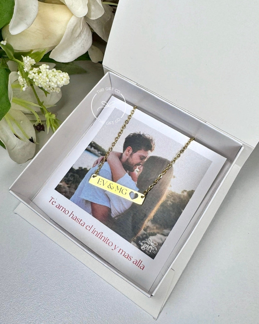 Cadena placa corazon