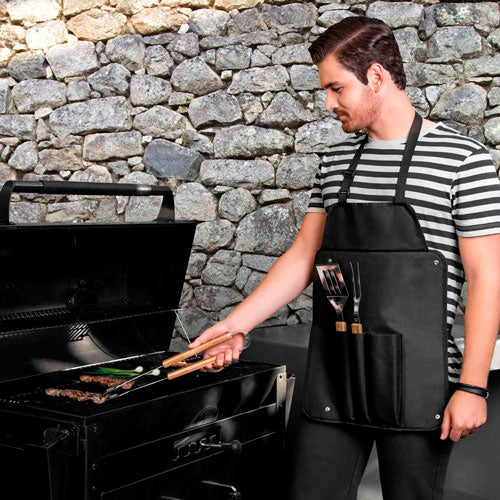 Barbecue set en delantal
