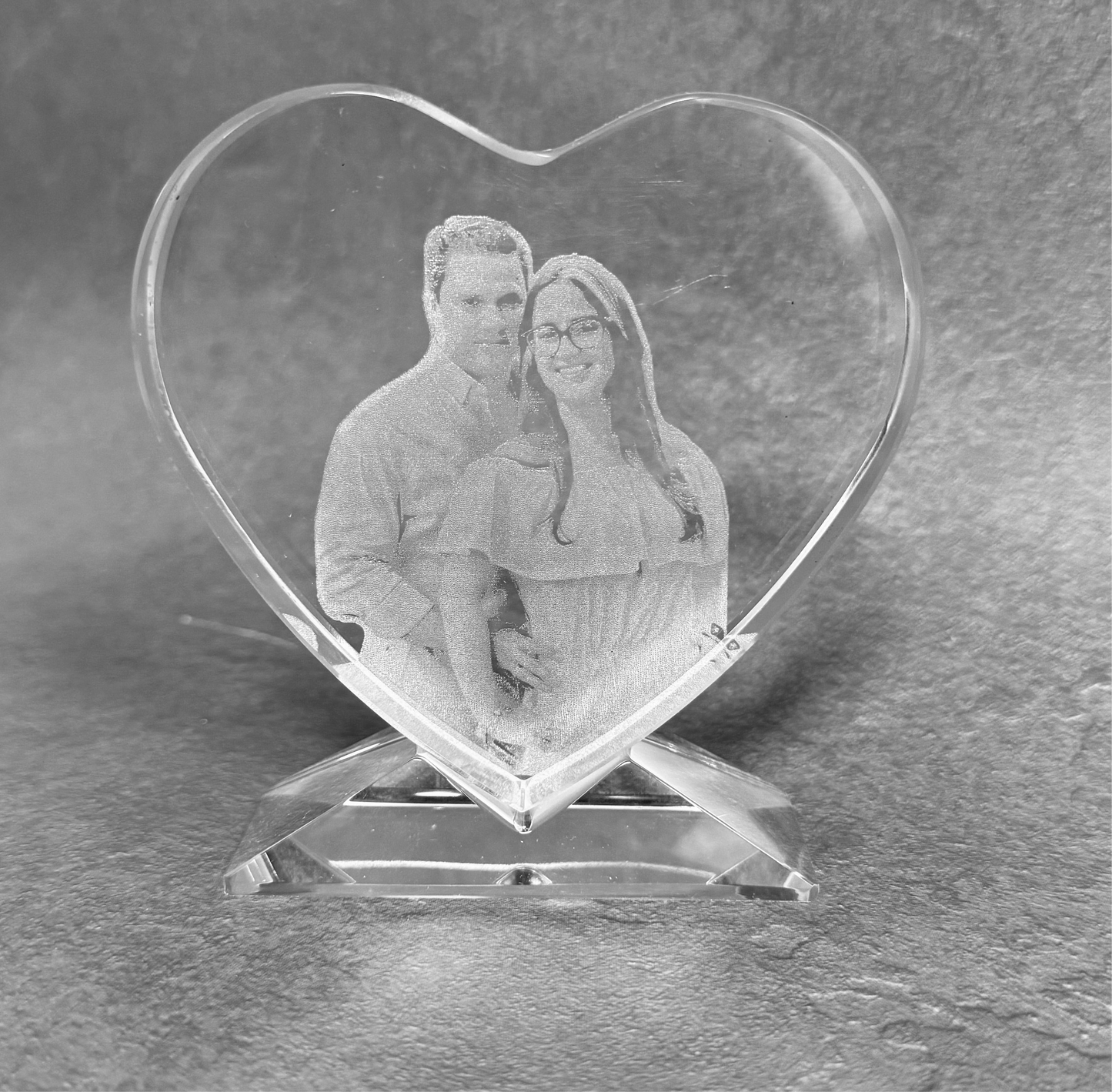 Cristal heart laser
