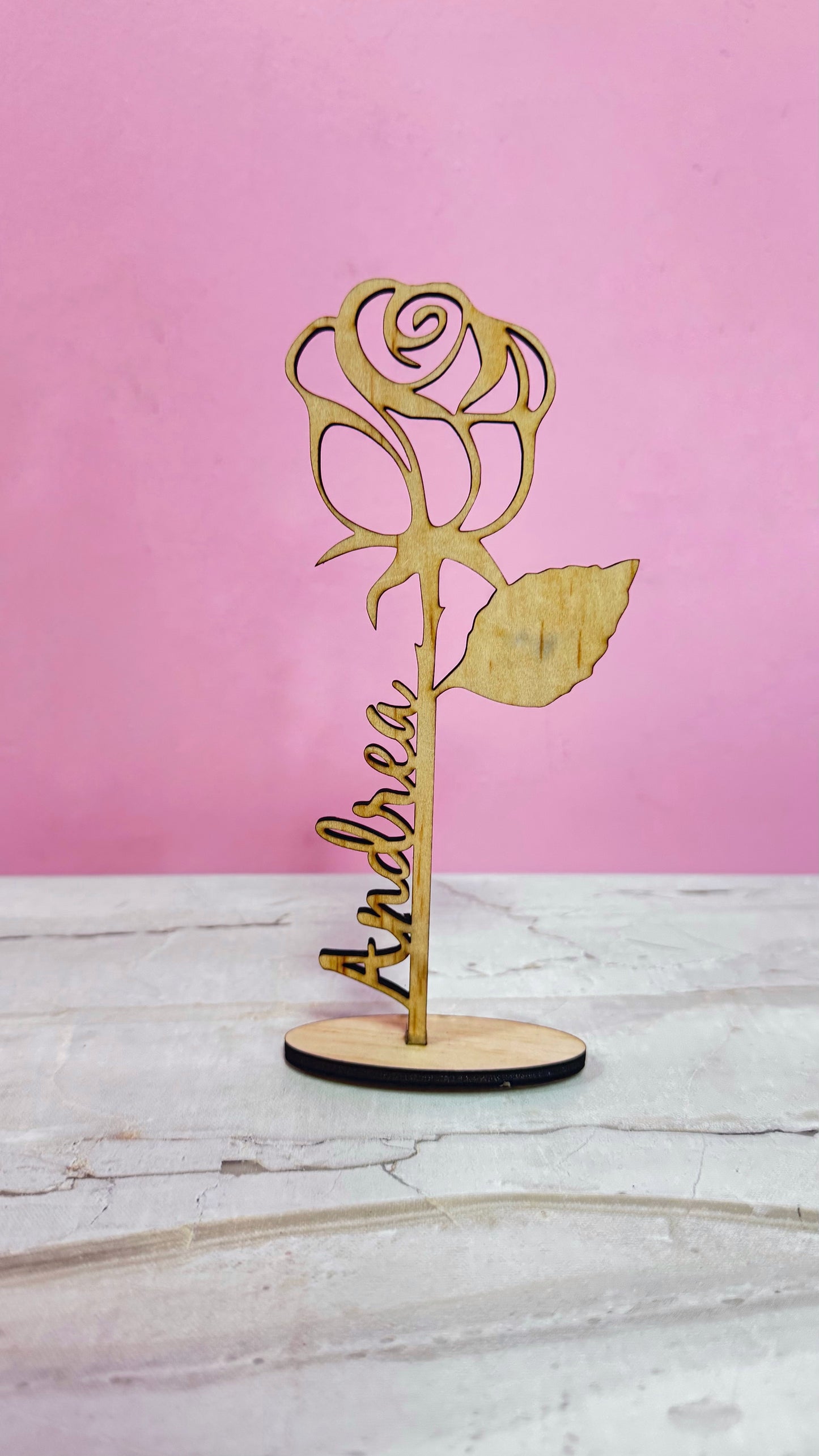 Rosa de madera