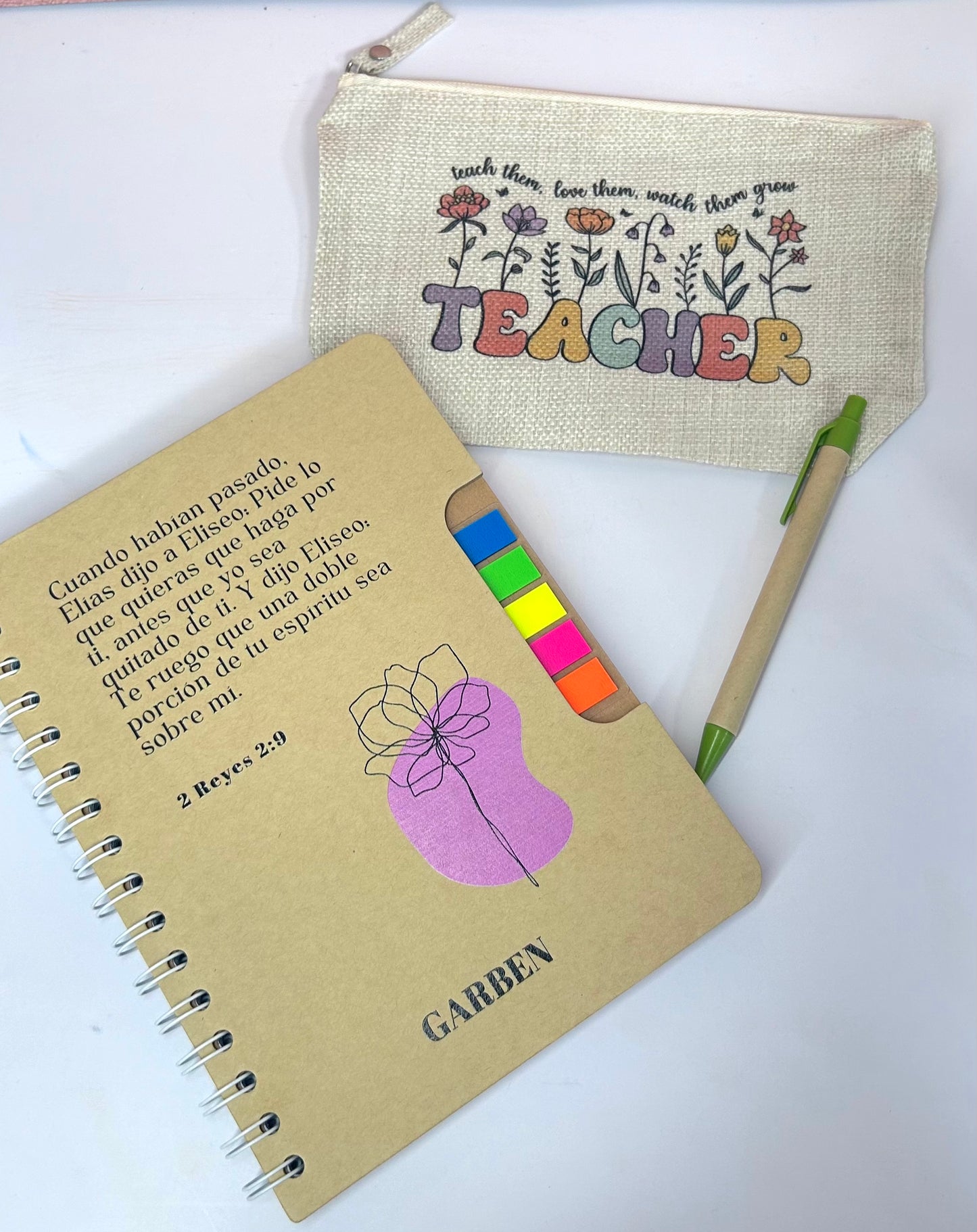 Cartuchera + libreta