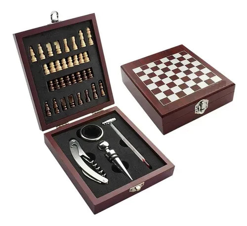 Chess & wine set