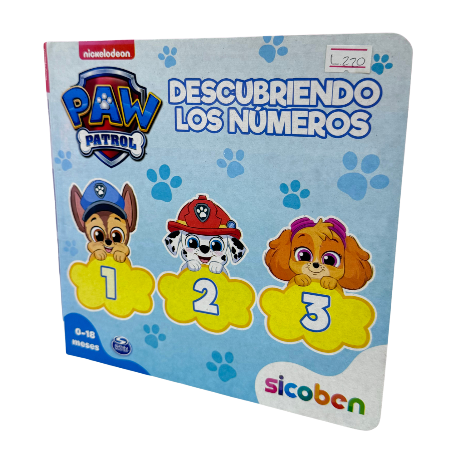 Descubriendo los números Paw Patrol