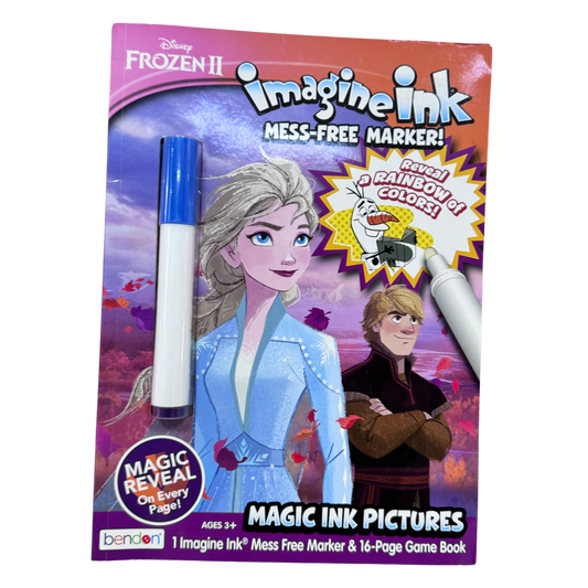 Libro Imagine ink de Frozen 2