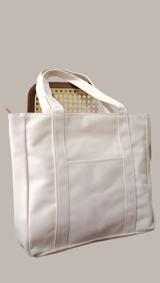 Tote bag zipper
