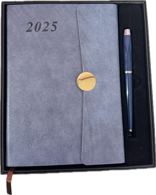 Agendas 2025 con pluma